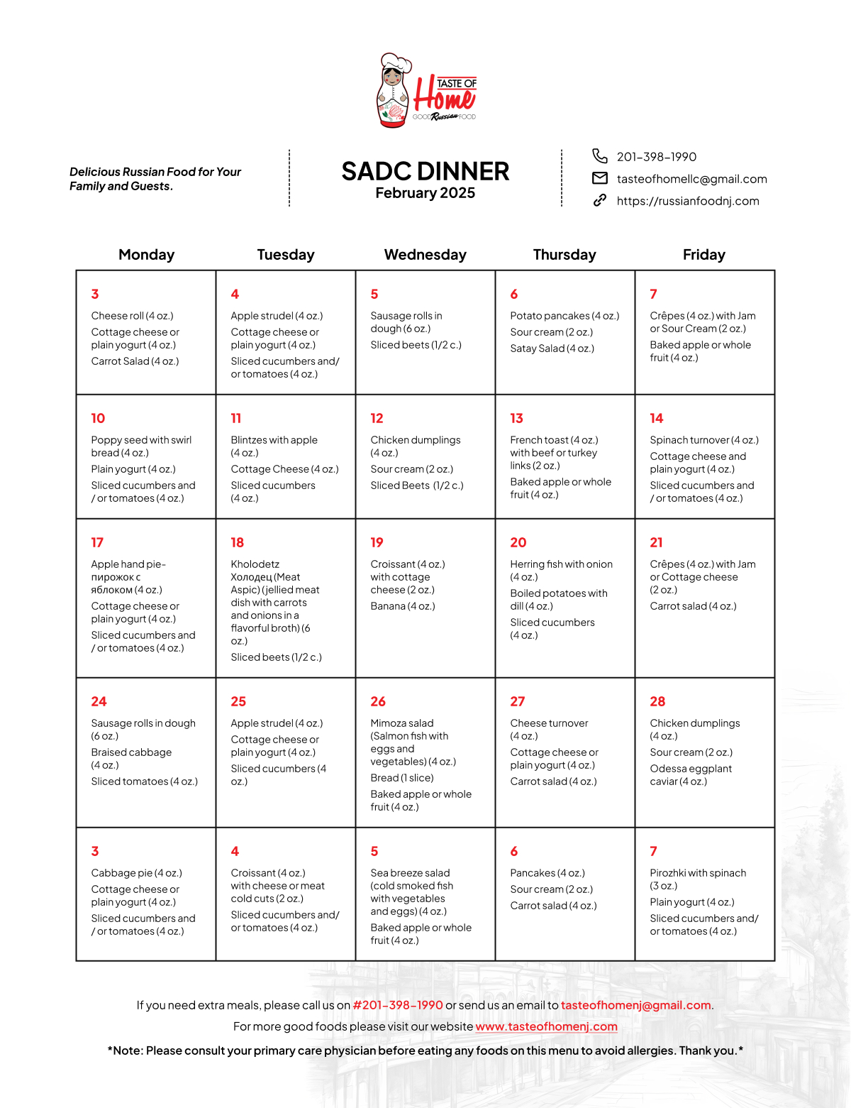 Taste of Home - Commercial - SADC Dinner - Feb 2025 - v2